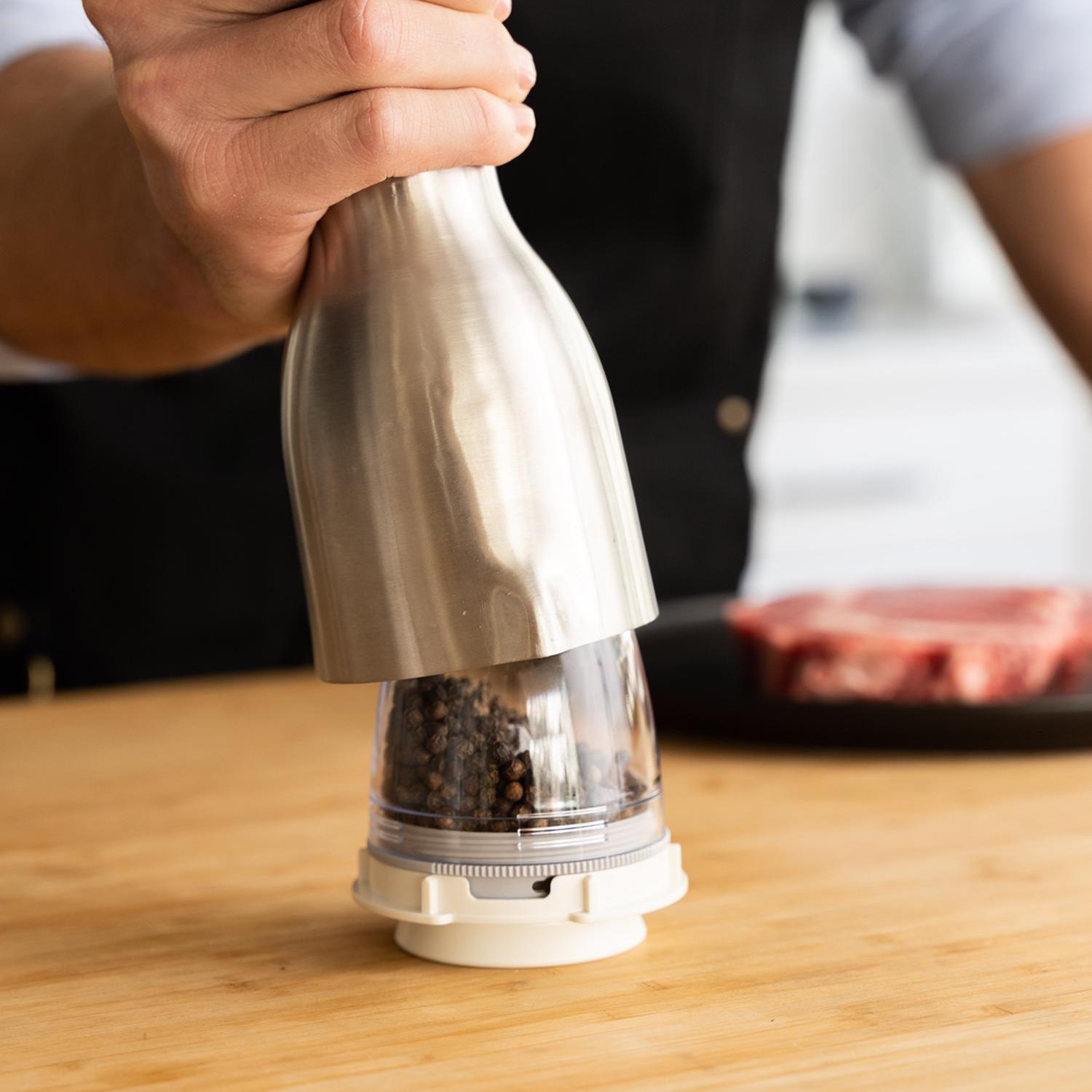 Electric Pepper Mill Stainless Steel Set – DLUX goods